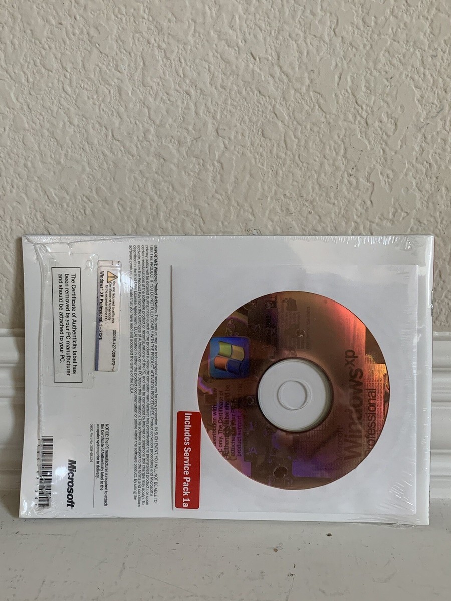Microsoft Windows XP Professional (Retail (License + Media)) (1