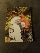 1994 Flair Wave of the Future #1 Mark Acre - Oakland Athletics 