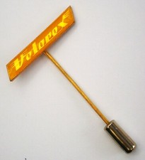 Q834) Velorex Czech 3 Wheeled Car Company vintage advertising lapel pin badge