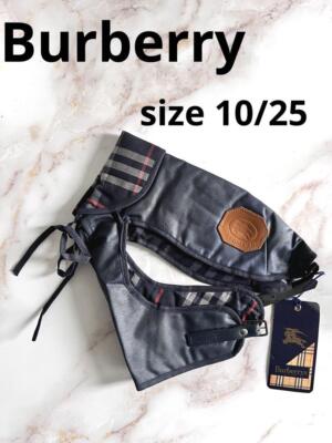 BURBERRYS Nova Check Navy Padded Dog Jacket Dog Coat Size
