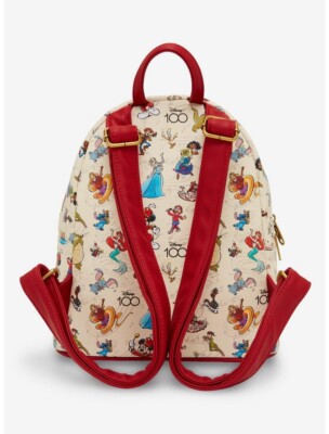 Loungefly Disney 100 Mickey Mouse & Band Mini Backpack Stitch Tinkerbell Dumbo New Loungefly Disney 100 Mickey Mouse & Band Music Mini  main image 2