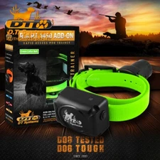 DT Systems RAPT 1450 Upland Beeper Add-On Dog Collar Green Strap MAXX-Range 360°