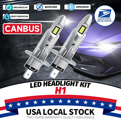 CANBUS CSP LED Headlight Kit H1 6000K White 30000LM 40W Fit for Acura RL RSX TSX