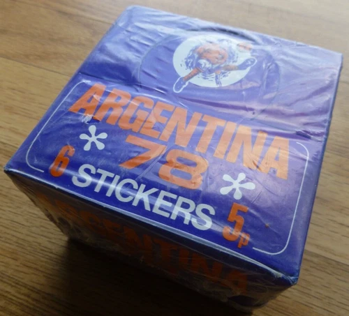 FKS Argentina 78 Box of 100 Sticker Packs