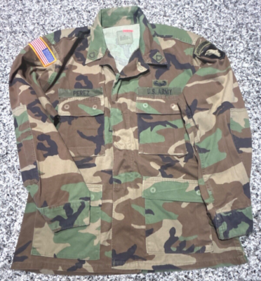 US ARMY 1994 BDU JACKET ラージ US Army BDU Jacket Woodland 101st Airborne Div Air Assault; Used