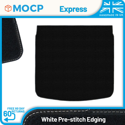 Express with White Pre-Stitch Trim Boot Mat to fit Audi A5 8TA Sportback 2009...