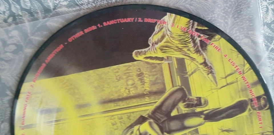 IRON MAIDEN / Running Free & Sanctuary /The First Ten Years Singles N°1/ Picture - Bild 4 von 4