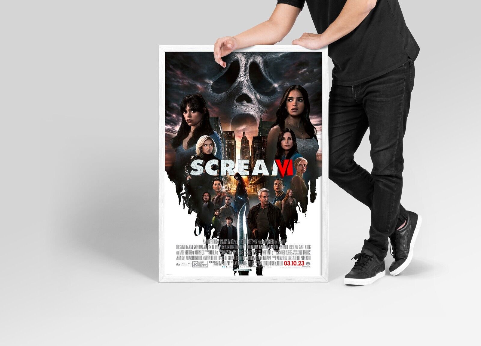 SCREAM VI poster in 2023  Scream movie, Scream movie poster, Terror movies