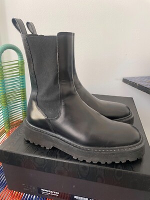 Dries Van Noten Black Chelsea boots women IT 37 | eBay