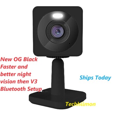 WYZE CAM OG BLACK WIFI WIRELESS 1080P SECURITY CAMERA WYZECGB INTERNATIONAL SHIP
