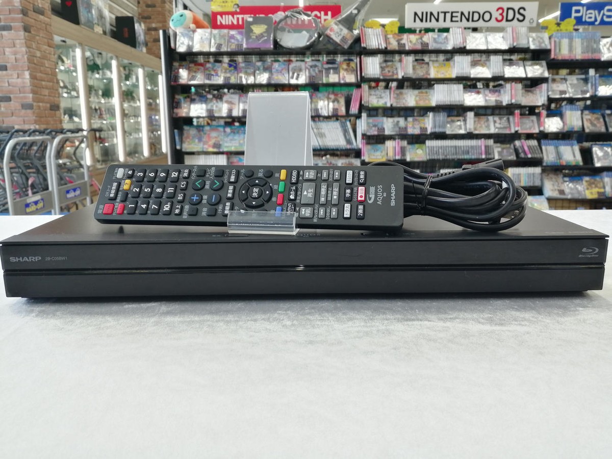 SHARP ブルーレイプレーヤー 2B-C05BW1 Sharp 2B-C05BW1 Blu-ray Recorder 500GB Good Condition from