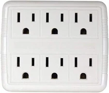 Prime PB801011 6-Outlet Power Tap