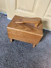 VINTAGE ESQUIRE SHOE VALET De LUXE WOODEN SHOE SHINE BOX W/Lots Of Extras (Kit)