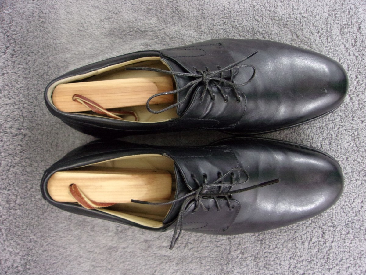 Johnston & Murphy Mens Black Leather Lace Up Comfort Oxford Shoes Size 10M Amazon.com | Johnston & Murphy Men main image 3