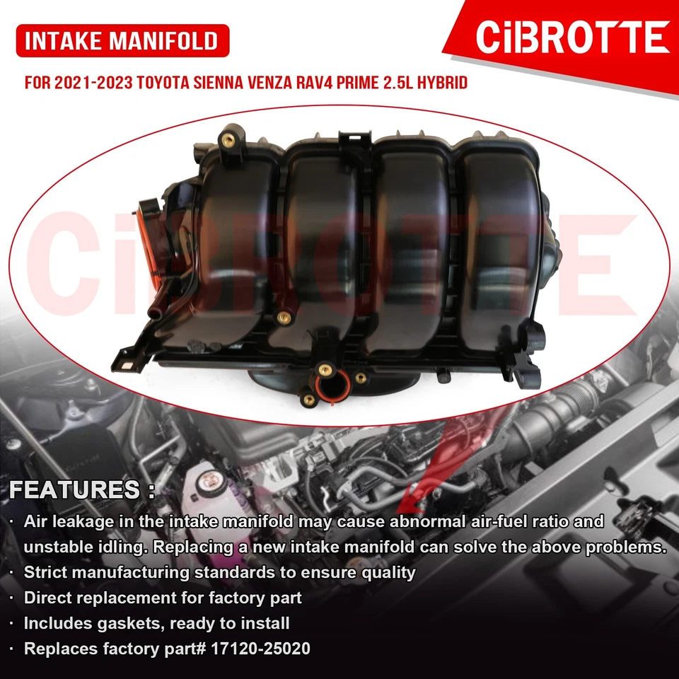 Colector de admisión para Toyota Sienna RAV4 2021-2023 Prime Lexus ES300h híbrido 2,5 L Foto 2 de 4
