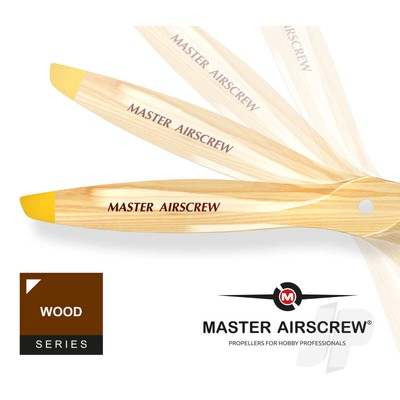 Master Airscrew Holz Buche - 16x8 Propeller für RC Flugzeug