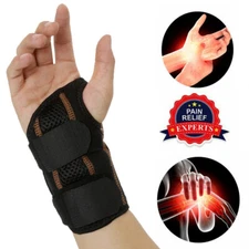 Elastic Wrist Sleeve Brace Compression Support Glove Arthritis Carpal Tunnel US