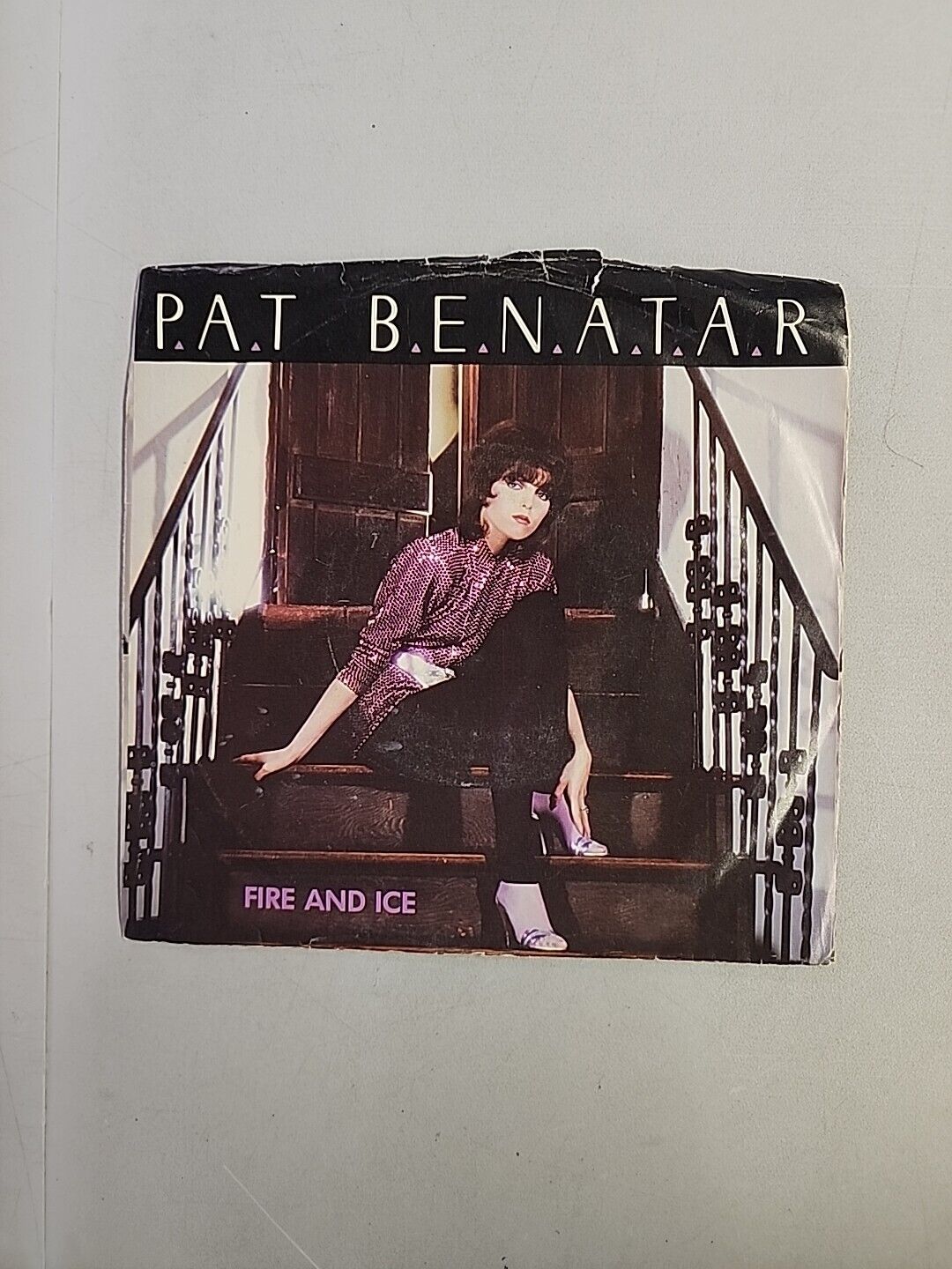 Pat Benatar - Fire And Ice- RECORD SLEEVE ONLY (45RPM 7”) (SLV176) 