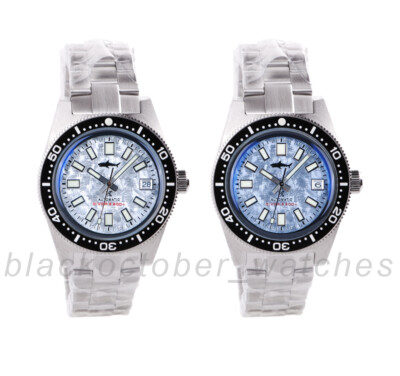 Heimdallr Sharkey 62MAS Snowflake NH35A Diver 200M Automatic Watch 316L 41mm C3