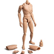 NEW 1/6 Movable Joint Flexible Male Skin Action Figure Body 12'' Soldier Dolls