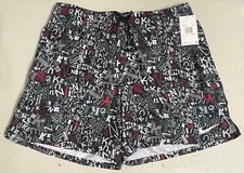 Nike Men's Swim Flock 5" Volley Shorts in Pink, Size: XXL  NESSE509-681