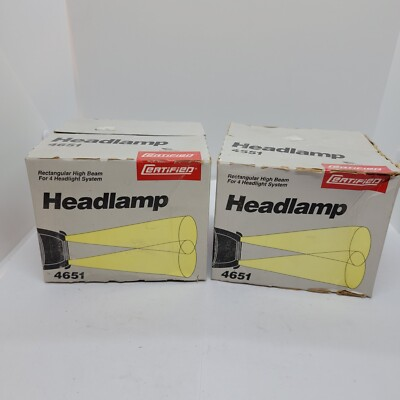 #ad #ad Certified 4651 Retangular High for 4 headlight system United States lot of 2 $21.13