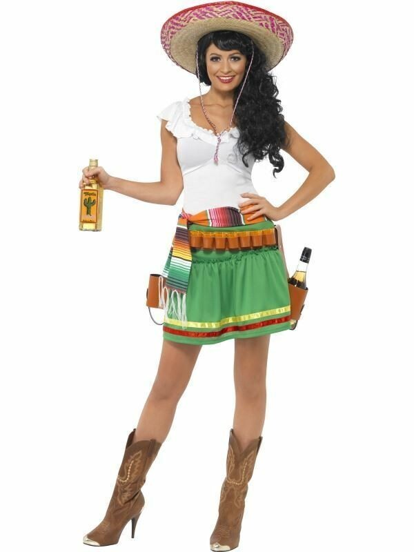 Mujer Tequila Tirador Disfraz para Niña Sexy Halloween Disfraz Fiesta