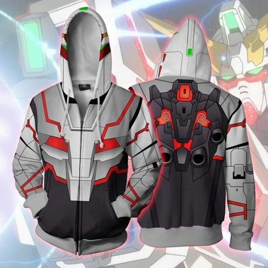 Gundam hoodie top