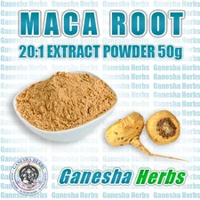 100% PURE CERTIFIED MACA 20:1 EXTRACT POWDER 50 grams NON GMO! SUPERFOOD!