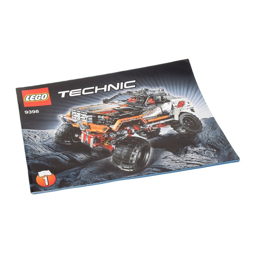 1x Lego Technic Instruction Booklet Set Off-Road 4x4 Crawler 9398