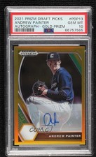 2021 Panini Prizm Draft Picks Gold 2/10 Andrew Painter PSA 10 GEM MT Auto 0c3e