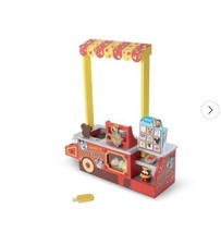 Melissa  Doug Disney Snacks  Popcorn Wooden Pretend Play Food Counter   33pc