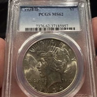 1934-D Peace Dollar PCGS MS62 Toned Better Date $1