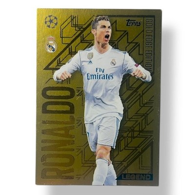 Cristiano Ronaldo Gold Edge Edition Topps Match Attax 2024/25 No Auto PSA GE7
