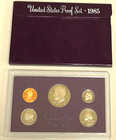 1985 US Proof Set of 5 Coins with Case and Box — photo 1
