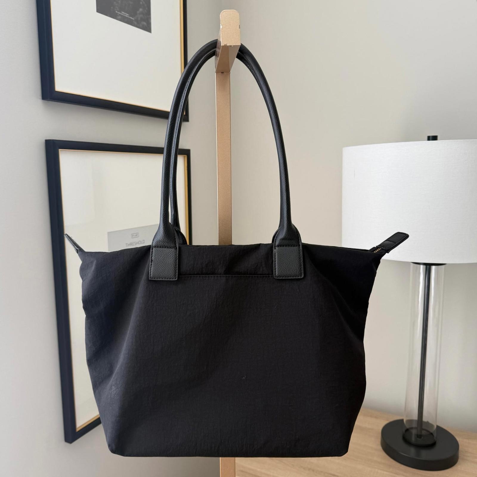 Universal Thread Black Foundational Tote Handbag - image 6