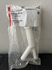 Keeney 85570BNK Kitchen Dishwasher Air Gap Inlet 5/8 Outlet 7/8 Brushed Nickel