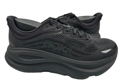 Hoka Women's Bondi 9 Lace Up Athletic Running Shoes Black Size:8 70M