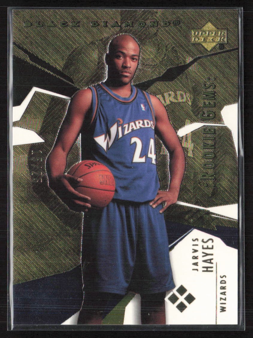 2003-04 Upper Deck Black Diamond Gold /25 Jarvis Hayes #192 Rookie Wizards