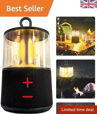 Image of Portable Bluetooth Speaker Lantern - Vintage LED | Water Resistant Outdoor Light