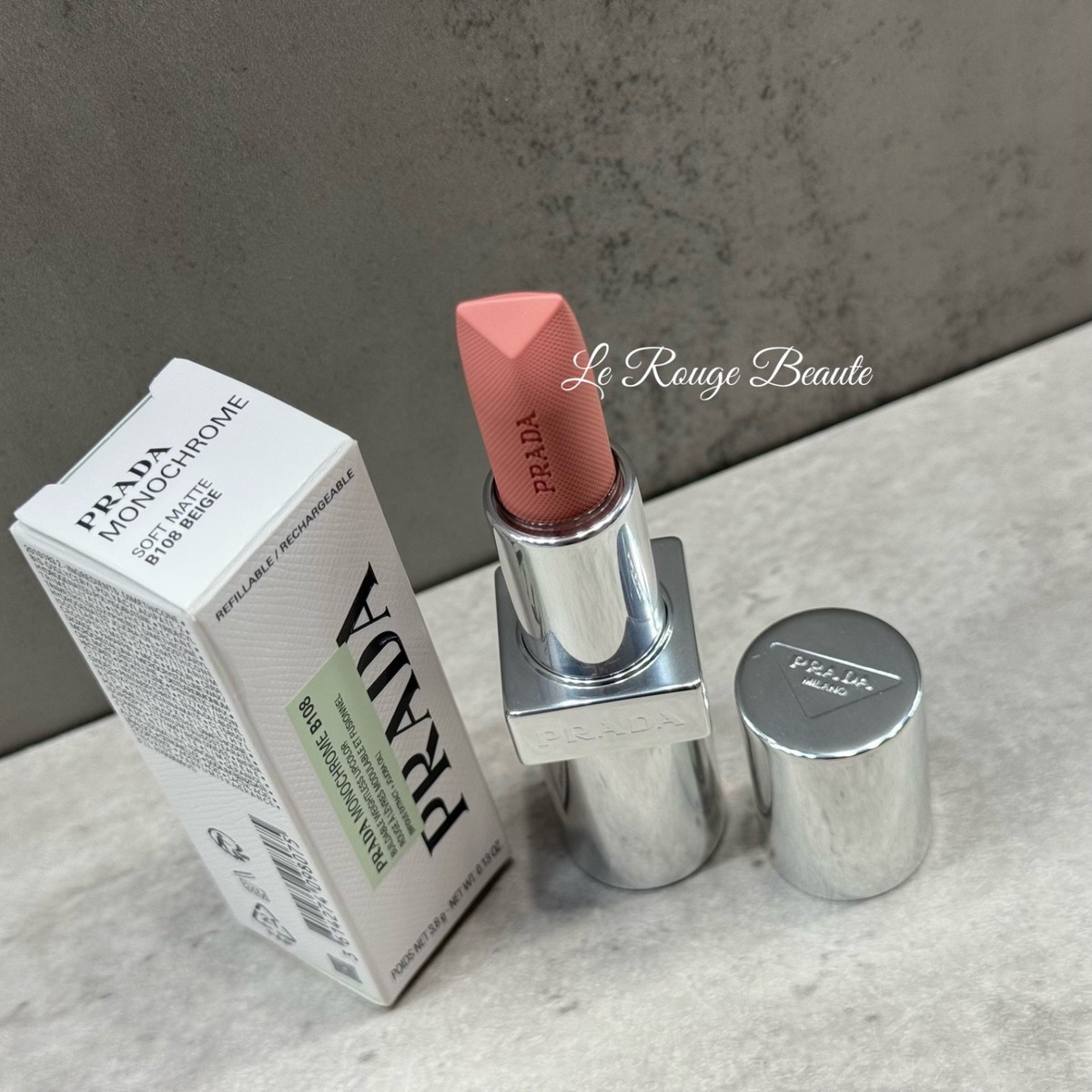 Prada Monochrome Soft Matte Lipstick (Refillable)- B108