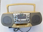 Vtg Sony CFD-V17 Portable Stereo Boombox AM FM Radio CD Cassette Tape Working