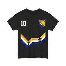 Bosnia and Herzegovina Number 10 Soccer Shirt, Bosnian or Herzegovinian Shirt