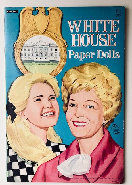 Vintage Saalfield #4475 WHITE HOUSE Paper Dolls 1969 Uncut PAT NIXON/TRICIA +