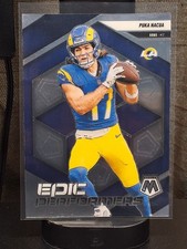 2025 Panini Mosaic Football Epic Performers Base Puka Nacua LA Rams No. 7