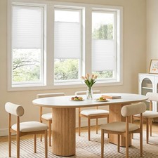 Cortinas Blackout Shade sin taladrar tela de poliéster instalación sin taladrar