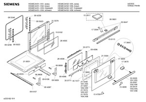 1 Tür Dichtung Art.Nr. 150102 für Siemens HE68E54 u.a.