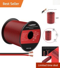 High-Quality 14AWG Electrical Wire Cable - 100FT Copper Clad, Ideal for 12V/24V