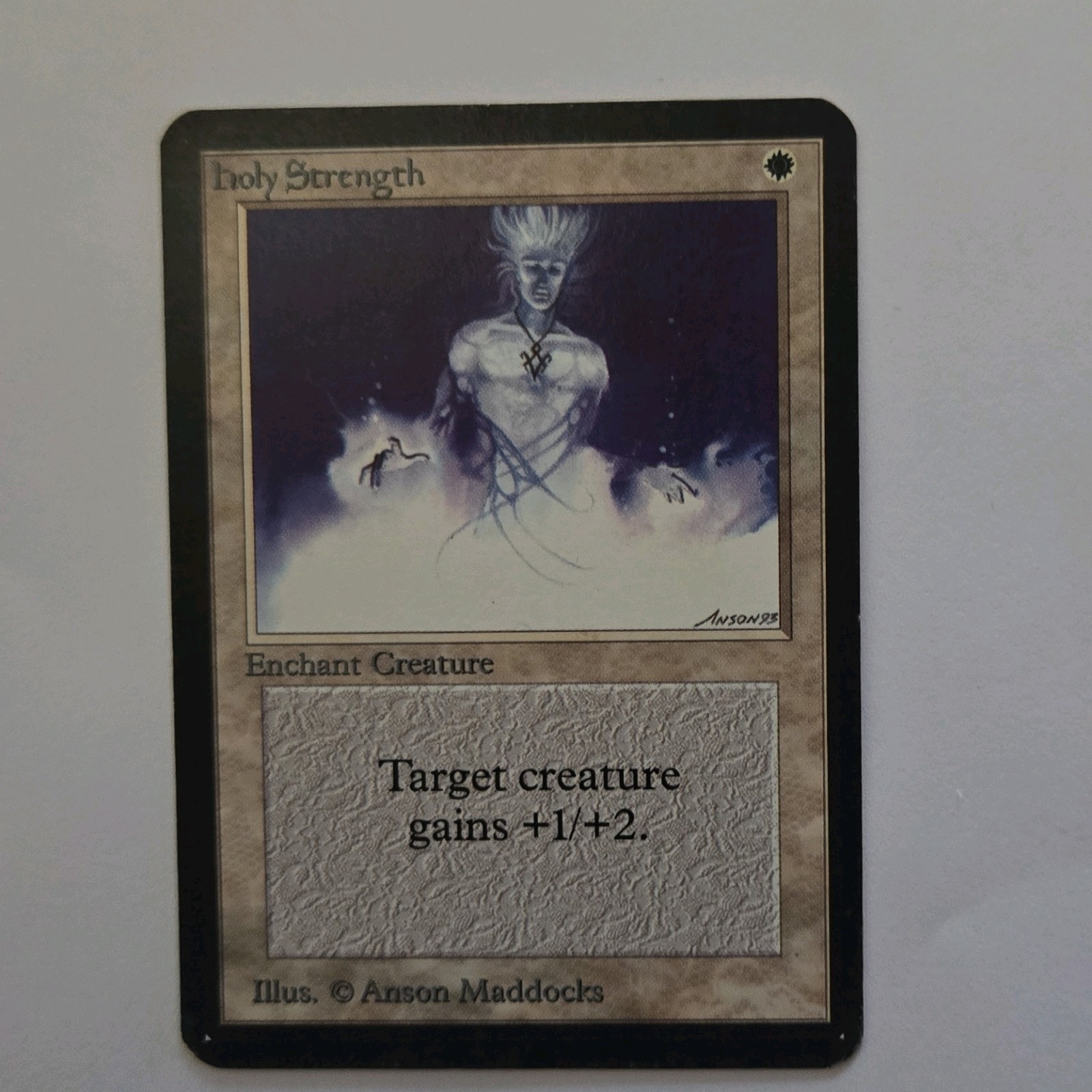 MTG ALPHA - Holy Strength NM
