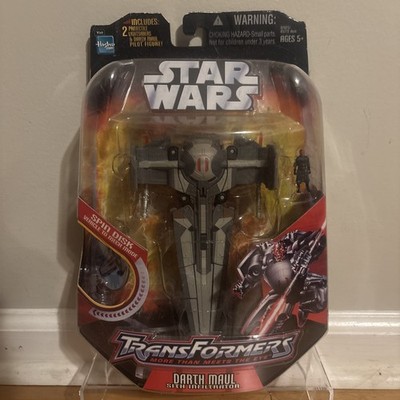     DARTH MAUL SITH INFILTRATOR TRANSFORMERS STAR WARS -Sealed Rare NIB 2005